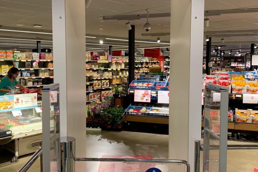 Delhaize - Winkelsas met slimme camera