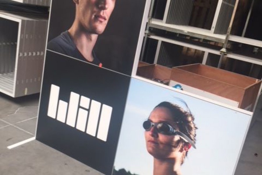 Beursstanden met kleine WM frames