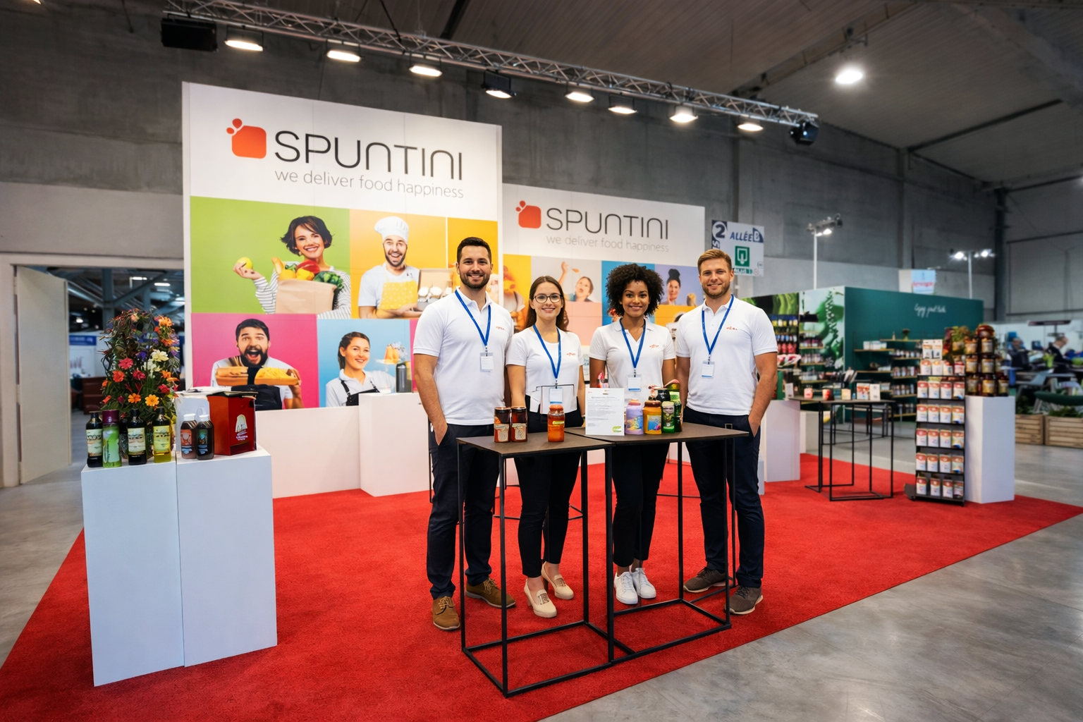 Innovative wall system for exhibition stands