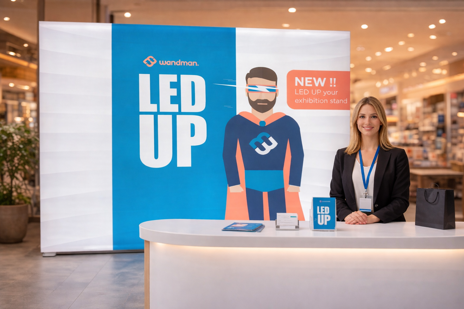 Multifunctionele mobiele wanden met LED verlichting